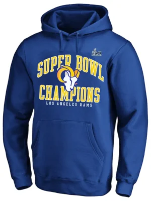 Rams Superbowl Blue Hoodie
