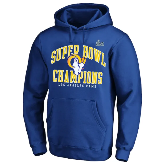 Rams Superbowl Blue Hoodie