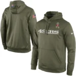 San Francisco 49ers Salute To Service Green Hoodie