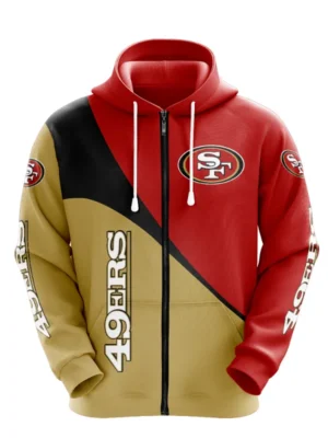 San Francisco 49ers Zip Up Hoodie