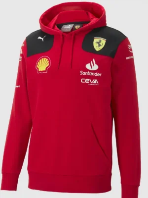 Scuderia Ferrari F1 2023 Team Red Pullover Hoodie