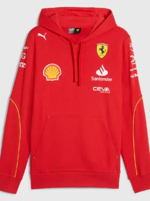 Scuderia Ferrari F1 2024 Team Red Hoodie
