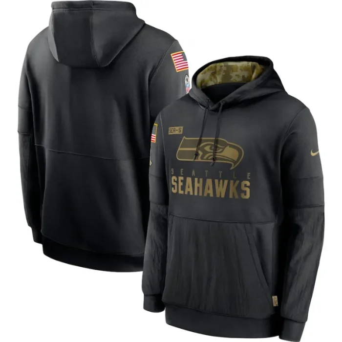 Seahawks Salute To Service Black Hoodie