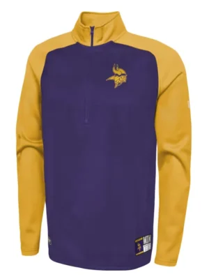 Simon A Minnesota Vikings Yellow and Purple Pullover Jacket