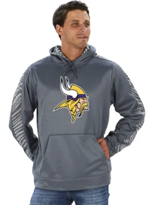 Traylor Minnesota Viking Pullover Grey Hoodie