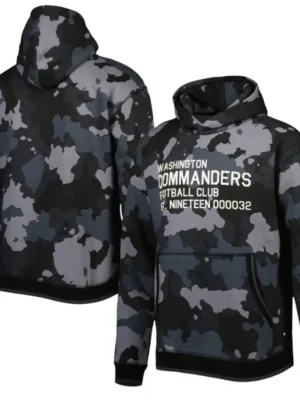 Washington Commanders Camo Hoodie