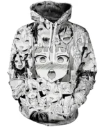 Ahegao Hoodie front 1