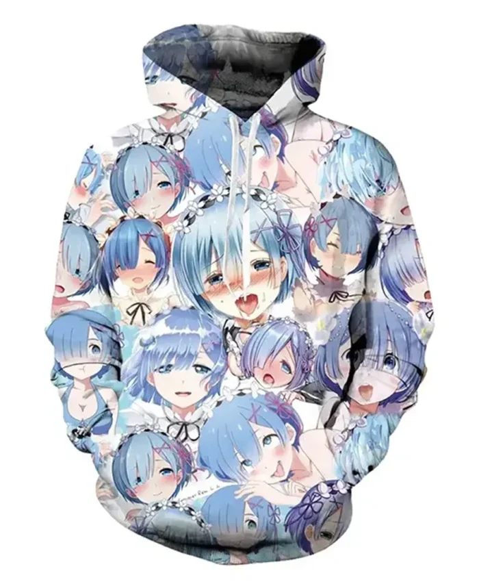 Ahegao Hoodie front 2