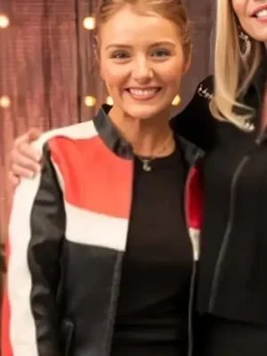 American Idol S22 Emmy Russell Racer Jacket front