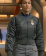 Atlas 2024 Jennifer Lopez Bomber Jacket front