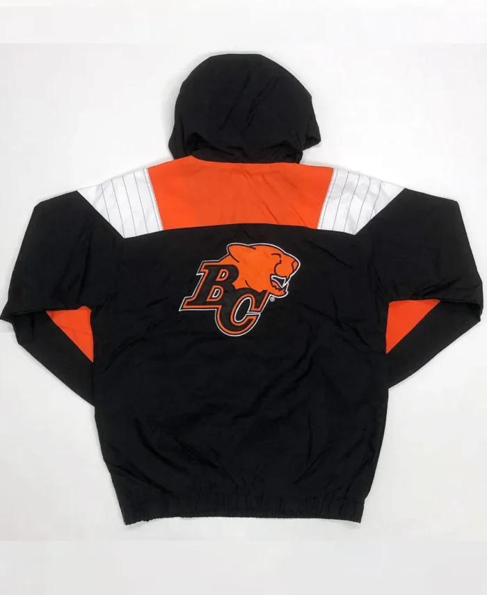 BC Lions Pullover Half-Zip Jacket back