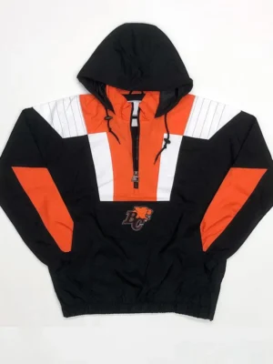 BC Lions Pullover Half-Zip Jacket front