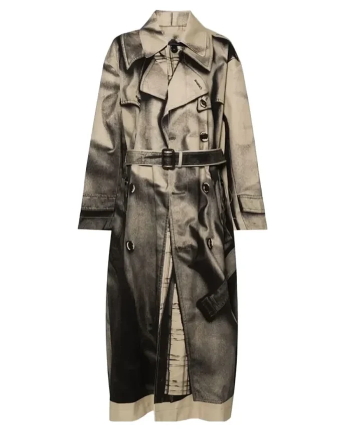 Bad Bunny Paris Trench Coat front full