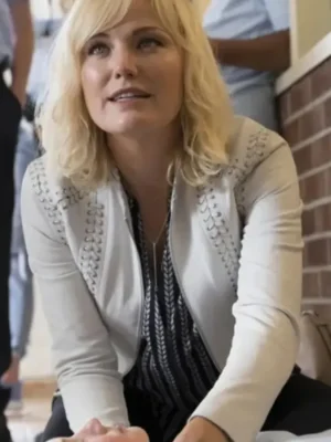 Billions S02 Lara Axelrod White Jacket front