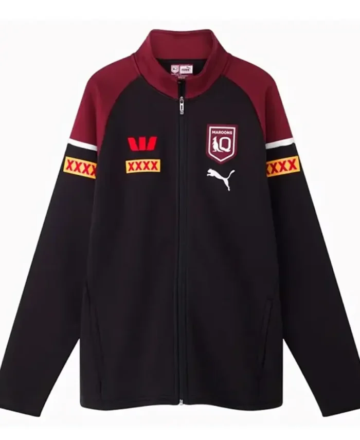 Billy Slater Queensland Maroons Zip Jacket front