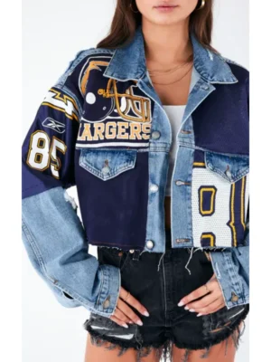 Chargers Jean Jacket Women