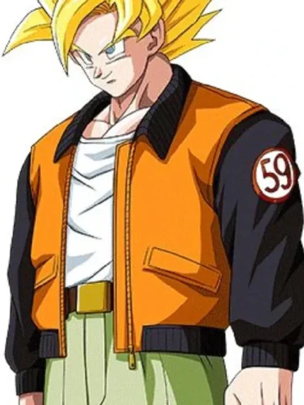Dragon Ball Z Goku Jacket attitude front