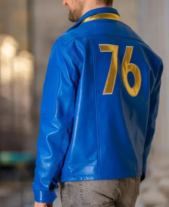 Fallout 76 Leather Jacket back