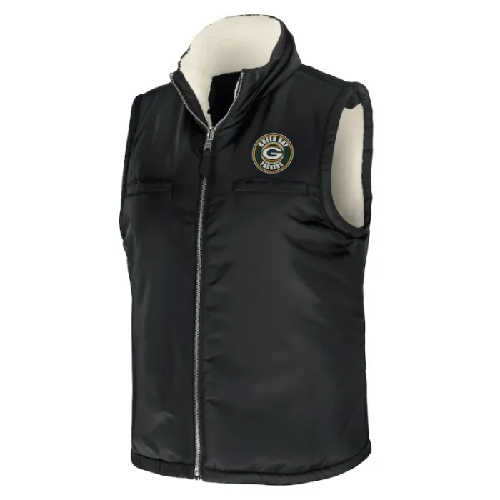 Green Bay Packers Black Vest