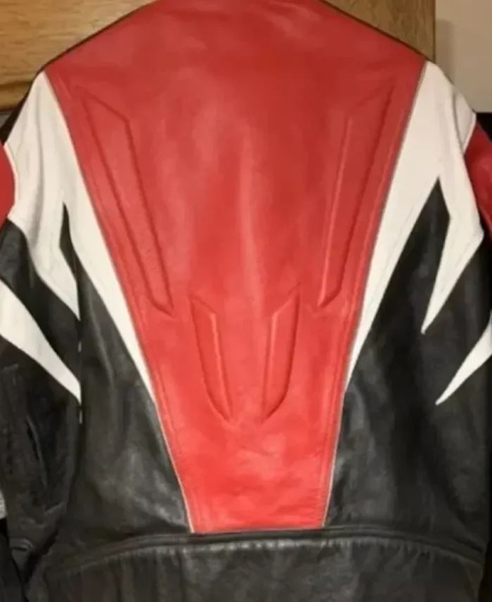 Hailey Bieber Billie Eilish Concert Biker Leather Jacket back