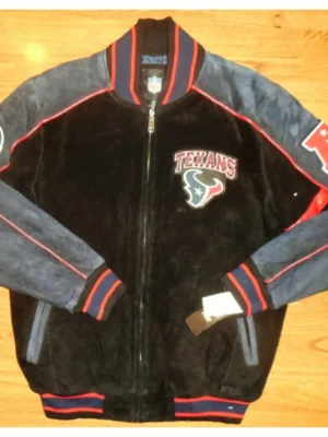 Houston Texans Suede Black Jacket