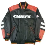 Kansas City Chiefs Leather Black Jacket