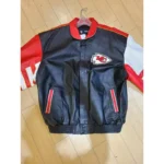 Kansas City Chiefs Leather Bomber Jacket