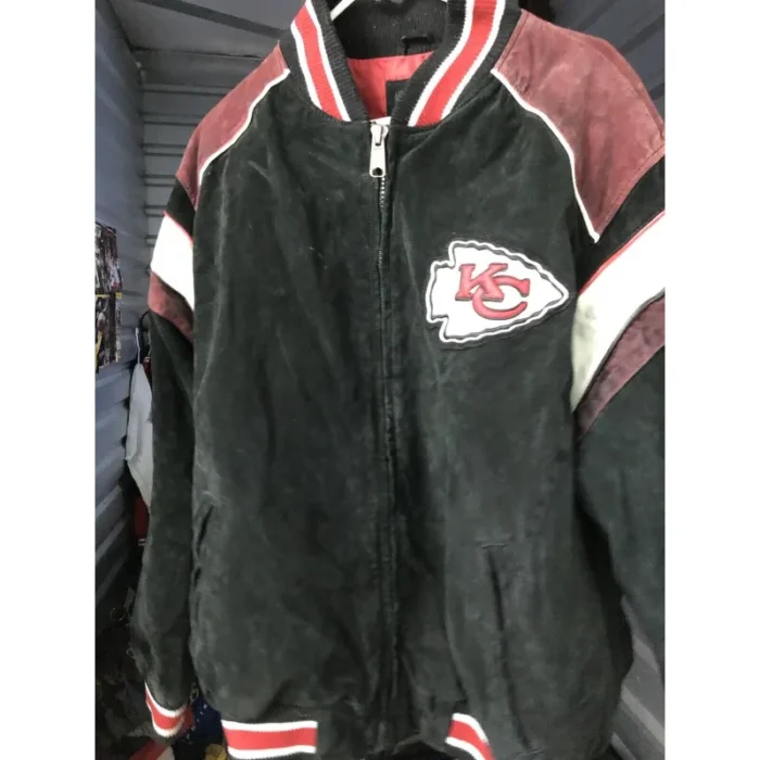 Kansas City Chiefs Suede Black Jacket