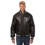 Las Vegas Raiders NFL Leather Jacket