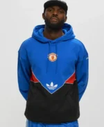 Manchester United Hoodie Blue
