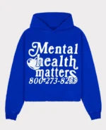 Mental Health Matters Hoodie Blue