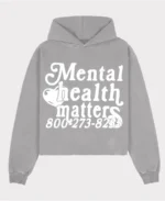 Mental Health Matters Hoodie Grey