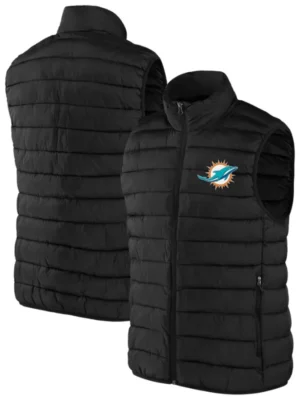 Miami Dolphins Vest Black