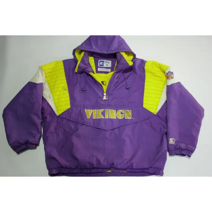 Minnesota Vikings Pullover Starter Purple Jacket