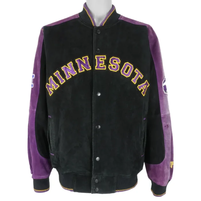 Minnesota Vikings Suede Jacket Men