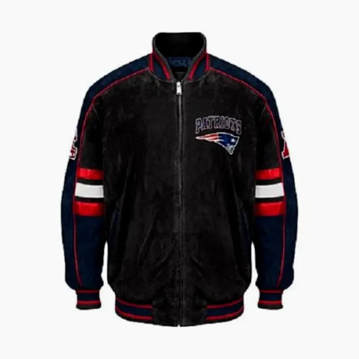 New England Patriots Suede Black Jacket