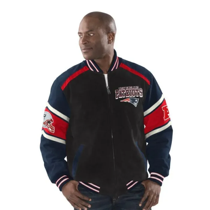 New England Patriots Suede Jacket