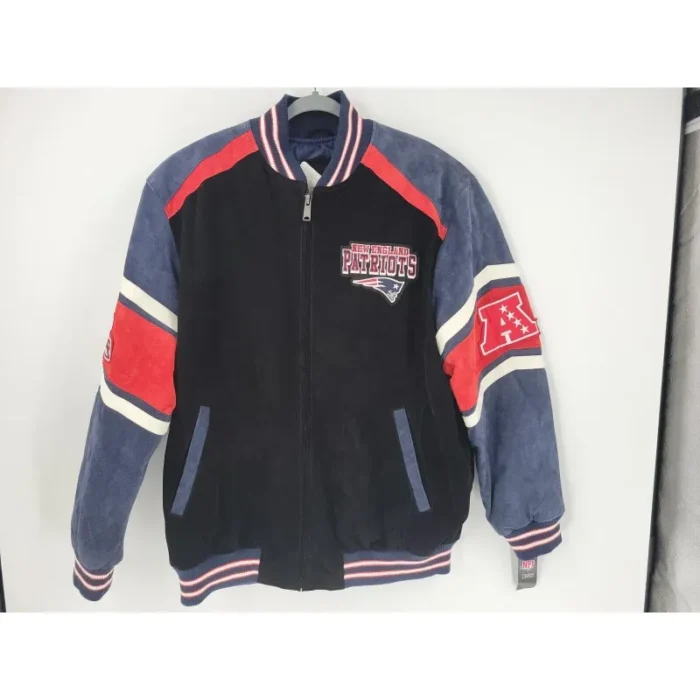 New England Patriots Suede Jacket Men