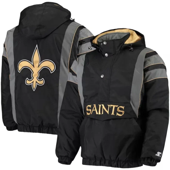 New Orleans Saints Starter Black Jacket