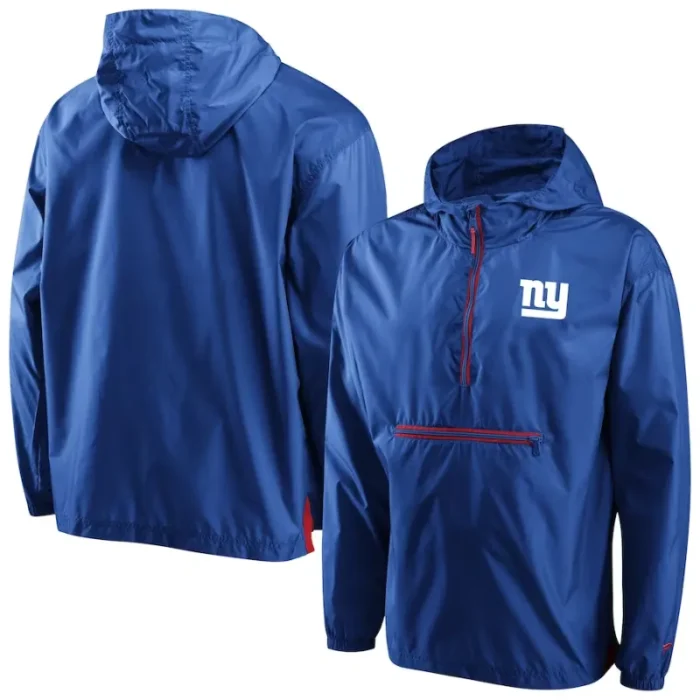 New York Giants Pullover Blue Jacket