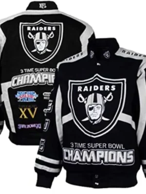 Oakland Raiders Championship Black Jacket