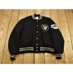 Oakland Raiders Superbowl Black Jacket