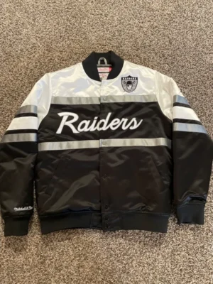 Oakland Raiders Throwback Satin Jacket