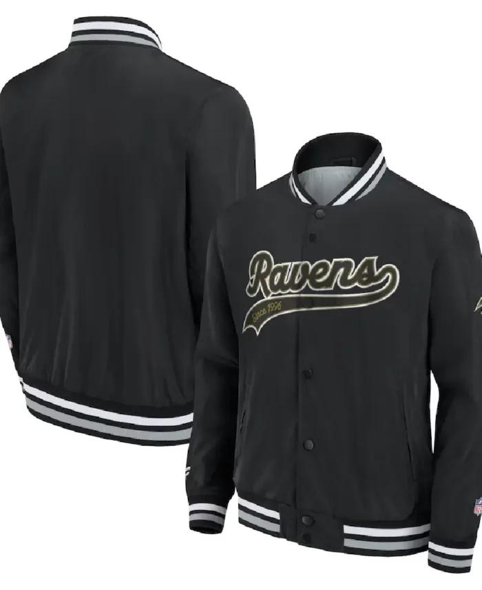 Ravens Jacket Black