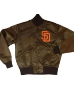 San Diego Padres Emma Stone Jacket front