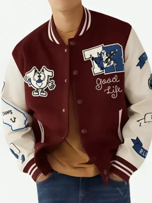 True Religion Varsity Jacket front