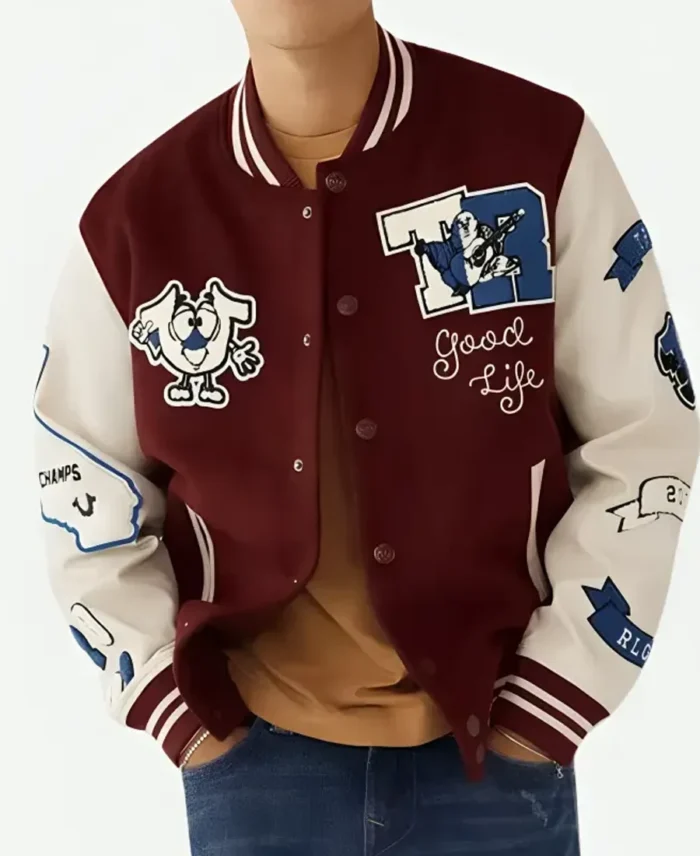 True Religion Varsity Jacket front