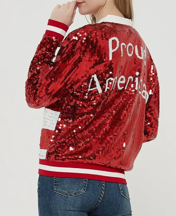 American Sequin Jacket back