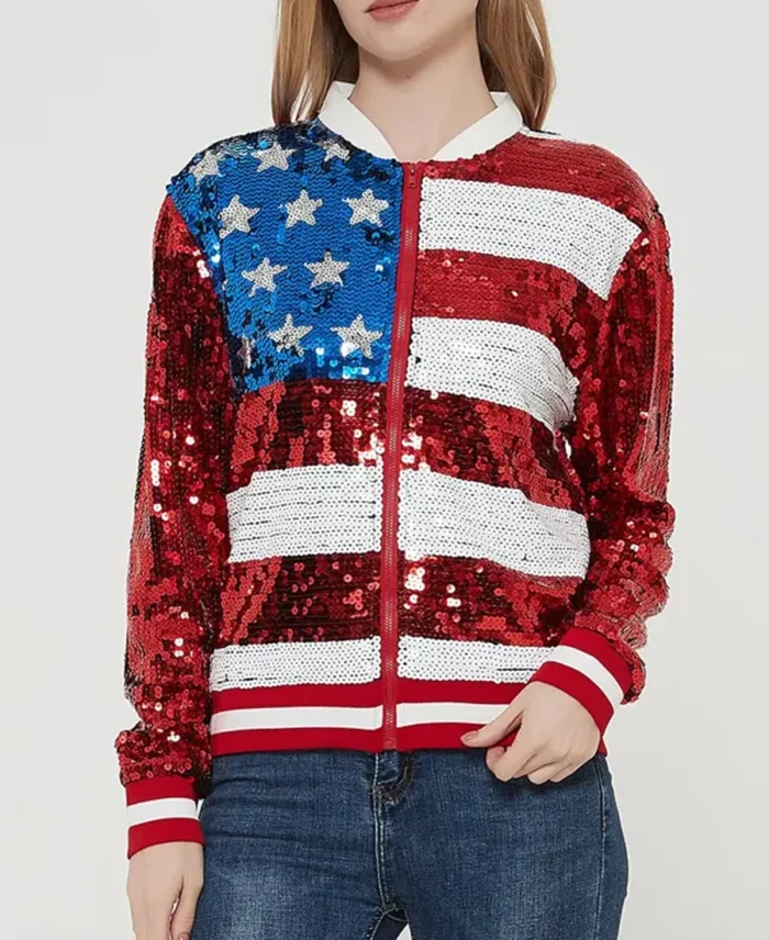 American Sequin Jacket front