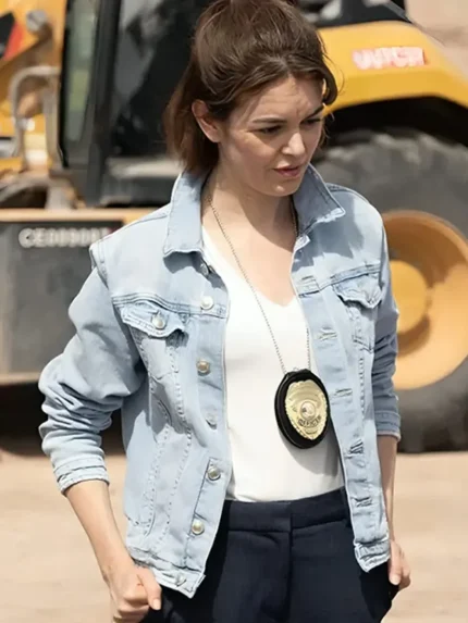 Boneyard Nora Zehetner Blue Denim Jacket front